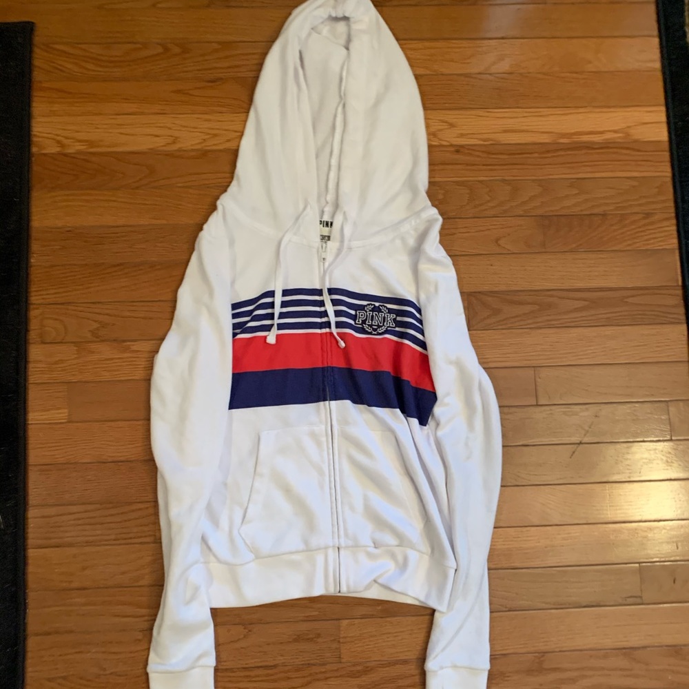 Pink Victoria secret zip up jacket